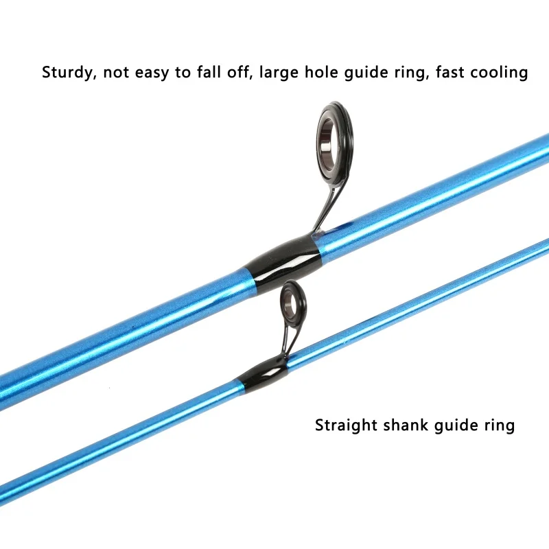 1,8 м 2,1 м спиннинговое рыболовное удилище из стекловолокна, мощное ручное рыболовное удилище, съемное 3 секции, литье удилище, спиннинг, рыболовные аксессуары