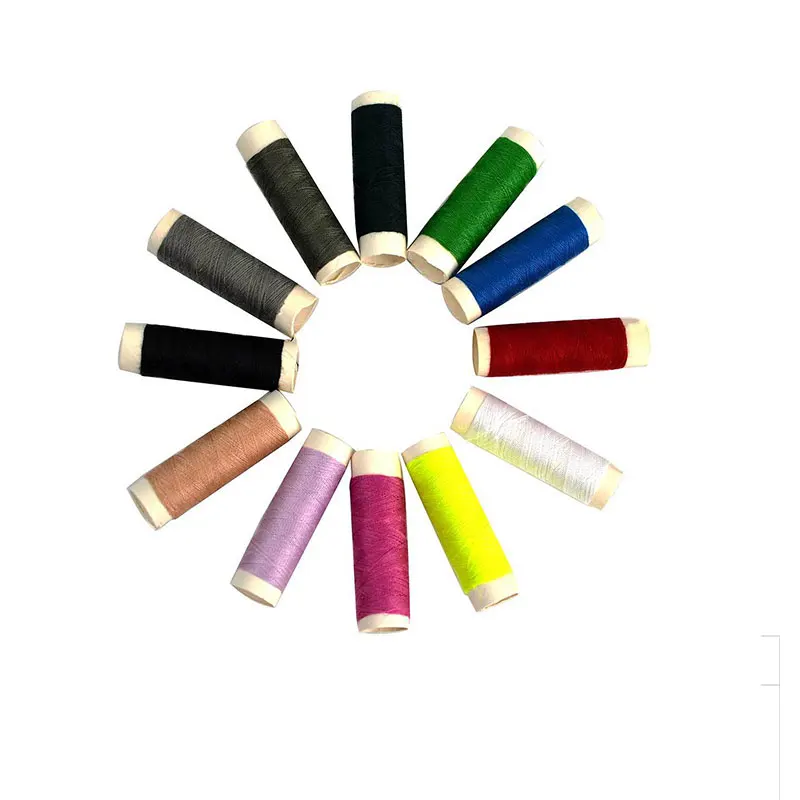 

12 Colors/set Sewing Knitting Thread Reel for Hand Stitching Machine Sewing Polyester Embroidery Craft DIY Sewing Accessory C