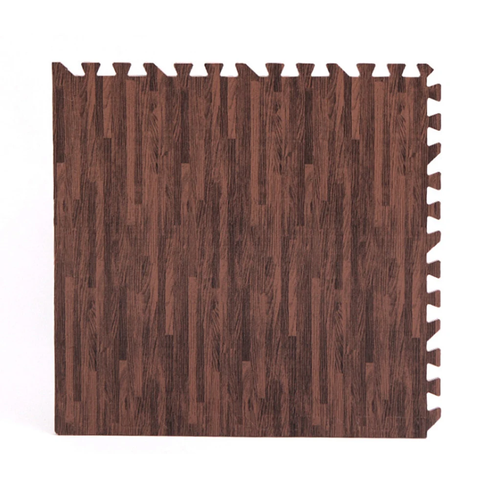 1 Pc 60x60cm Foam Floor Mats Non-Toxic Waterproof Thick Exercise Mat with Interlocking Tiles Protective Flooring Cushion - Цвет: Brown