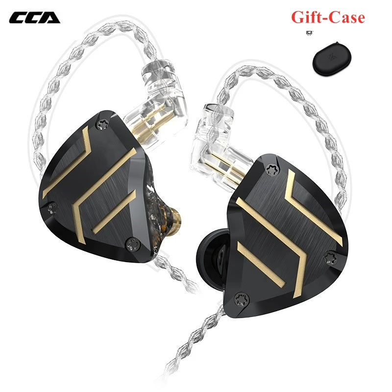 Внутриканальные гибридные наушники CCA C10 PRO/C10PRO 4BA + 1DD Hi-Fi Dj мониторы спортивные для