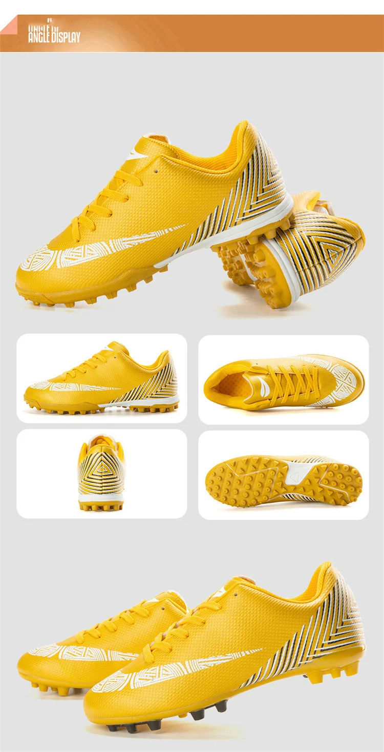 Voetbalschoenen продвижение 2019 футбольные шипованные бутсы кроссовки Дети Chuteira Futebol Zapatos De Futbol длинные шипы Евро размер 33-44
