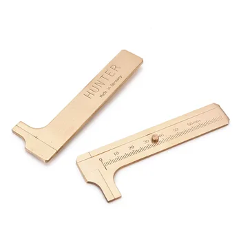 

Vernier Caliper Measuring Tool Mini Solid Brass Sliding Gauge 80mm 3.15Inch Jewelry