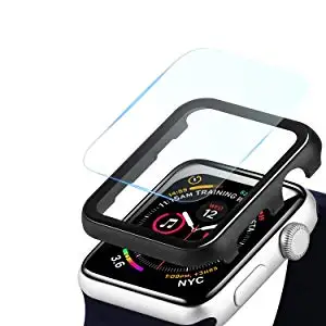 Чехол для часов + закаленное стекло apple Watch 5 4 44 мм 40 Защита экрана iWatch serie 3 2 1 42 38