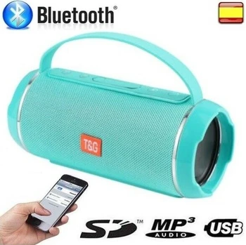 

ALTAVOZ PORTATIL CON BLUETOOTH ALTAVOCES INALAMBRICO DE USB MICRO SD RADIO AUXI