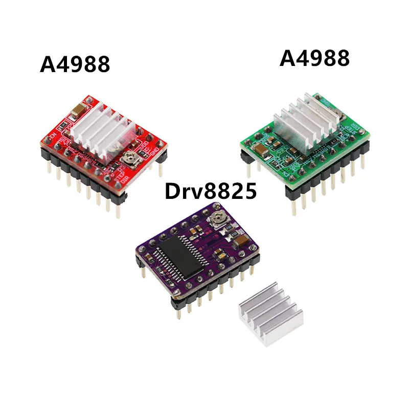 Запчасти для 3D принтера драйвер двигателя StepStick с радиатором A4988 DRV8825 шаговый