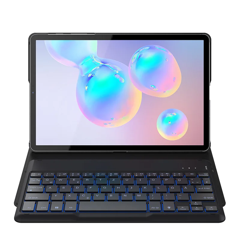 Немецкая Bluetooth клавиатура чехол для Samsung Galaxy Tab S6 10,5 дюймов планшет с беспроводной клавиатурой планшет