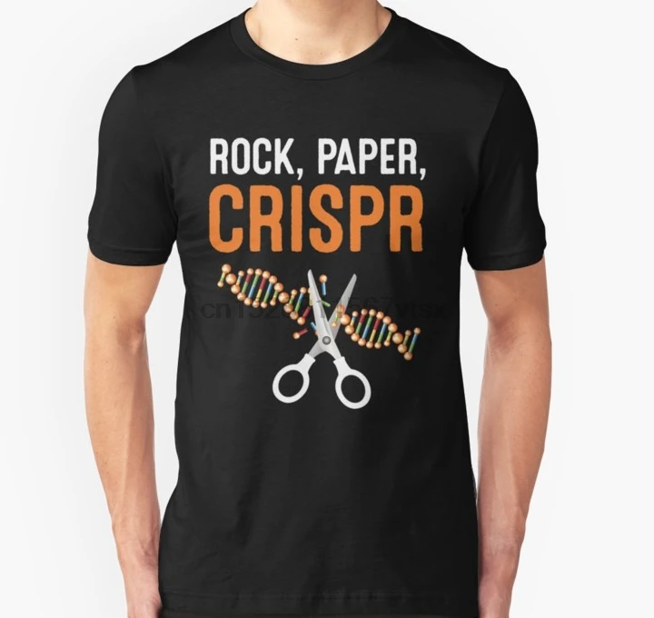 Мужская Футболка Rock paper Crispr Scissors Scientist Biologist Student унисекс футболка с принтом