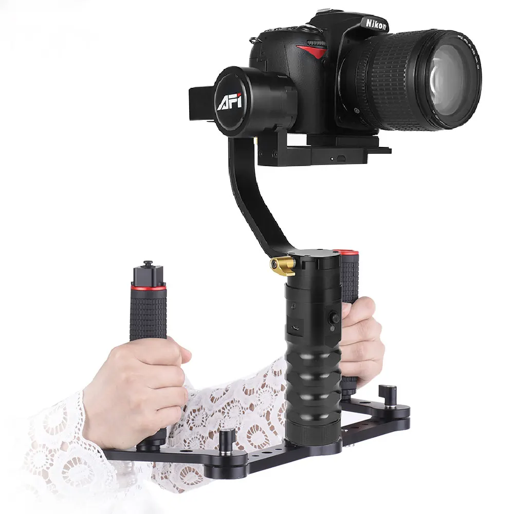 US $179.20 AFI VS3SD Gimbal Camera Stabilizer Gimbal Dslr Soporte Handheld 3 Axis Gimbal Video Mobile Brushless With Servo Follow Focus