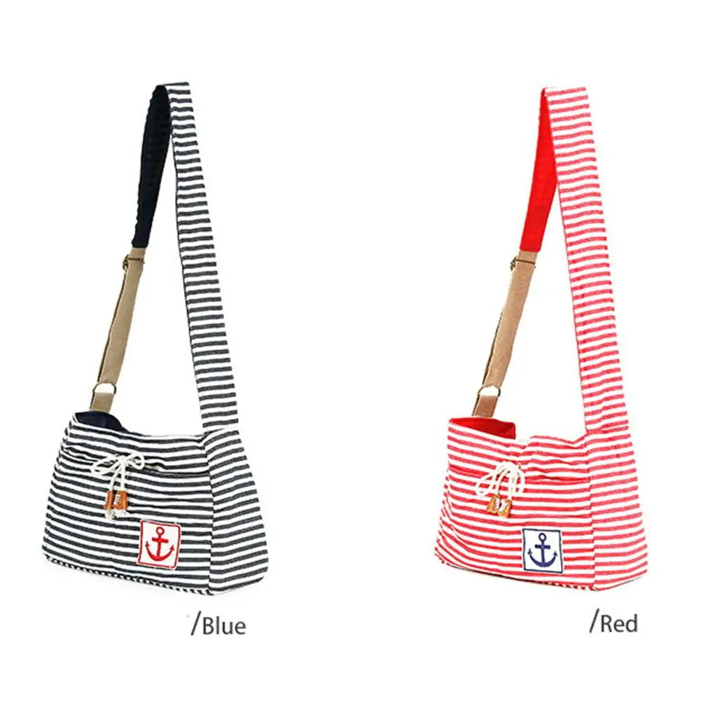 Studyset Удобная дорожная полосатая печать для домашних животных наклонная сумка маленькая сумка для домашних животных