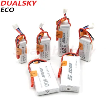 

2PCS DUALSKY ECO fixed-wing aircraft Lipo battery 2S 7.4V 120/250/300/400/520/800mAh 25C/30C For RC F3P 3D aircraft