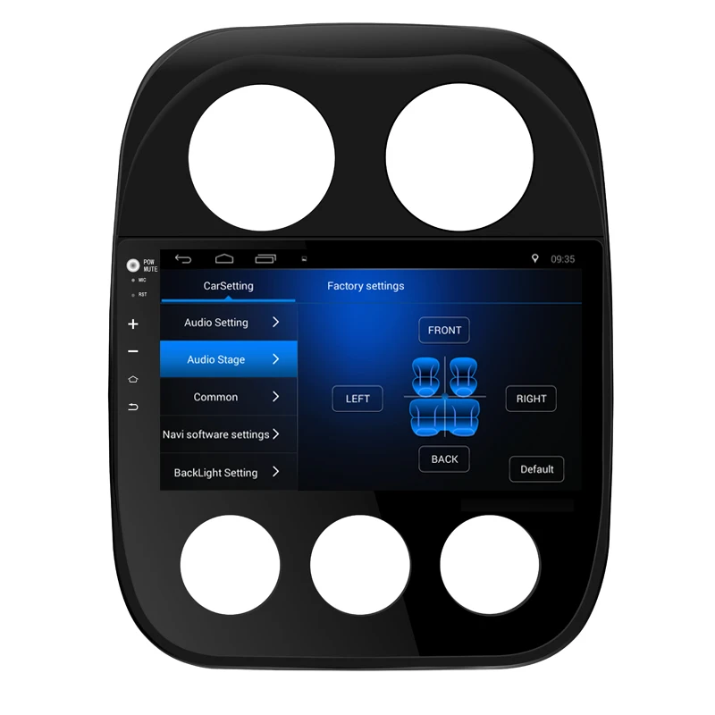 Android 9,0 автомобильный dvd-плеер gps навигация Мультимедиа для JEEP Компас Патриот радио 2009- стерео wifi