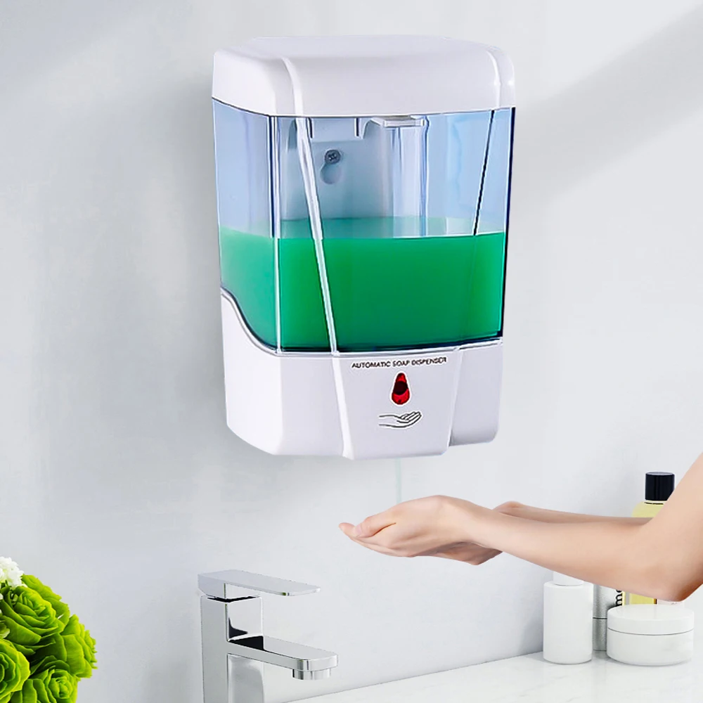 700 мл диспенсер для жидкого мыла сенсор дезинфицирующее средство рук Подвесной