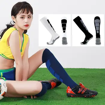 

Football Socks Long Tube Socks Soccer Match Soft 3 Color Nylon Sportwear Exercise Sport Socks Perspiration Deodorization