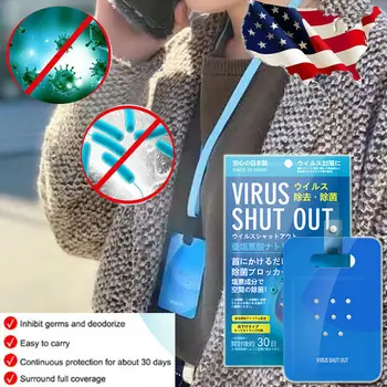 

Portable Hanging Air Sterilization Card Disinfection Self-Protect Anti Bacteria