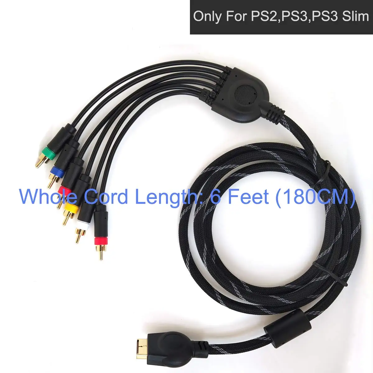 Insten Component Av Cable Compatible With Sony Ps2/ps3/ps3 Slim