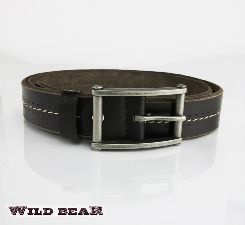 Ремень WILD BEAR RM-014f Brown Premium | Аксессуары для одежды