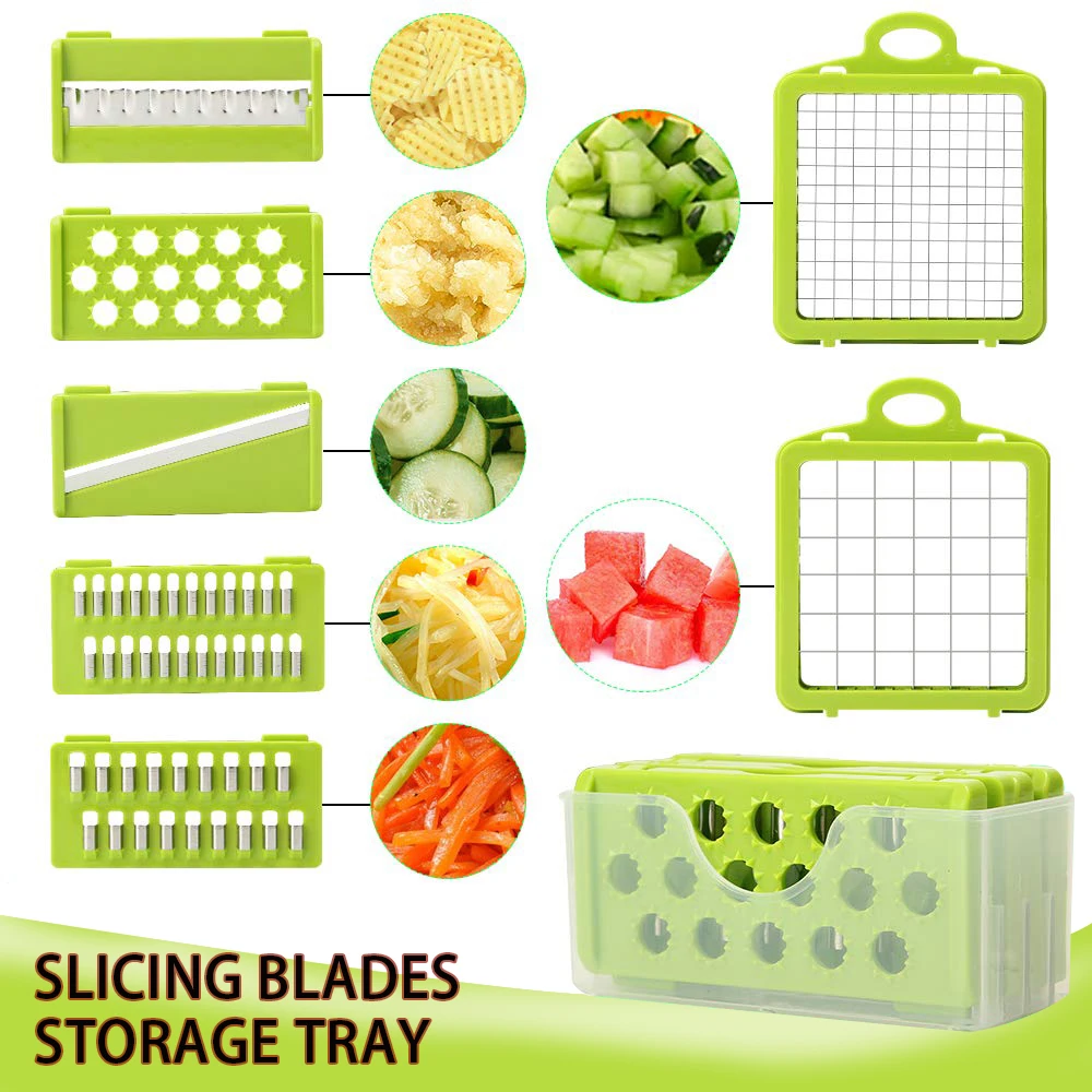 Vegetable Slicer Vegetable Cutter Food Slicer Food Shredder Vegetable Cutter Shredders 8 In 1 Kitchen Gadgets