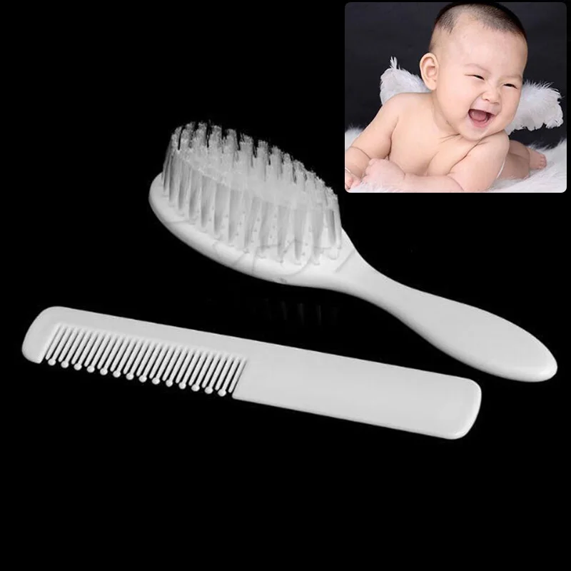Soft Baby Comb&Brush 2pcs/set Infant Hair Brush Newborn Grooming Care
