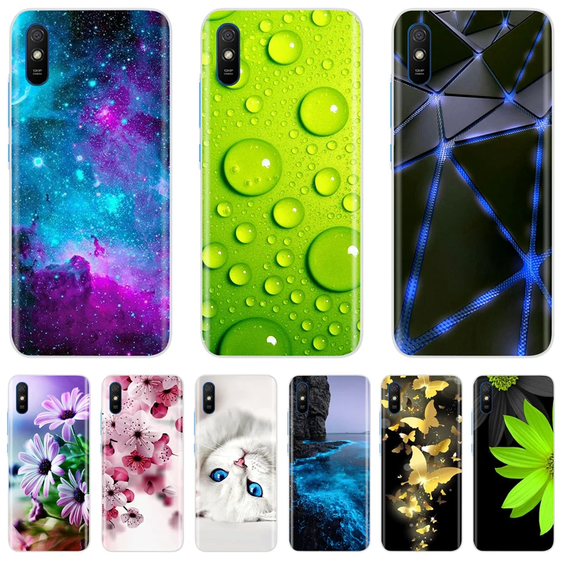 Силиконовый чехол для Redmi 9A Xiaomi 9AT мягкий силиконовый телефона Redmi9A Fundas Coque |