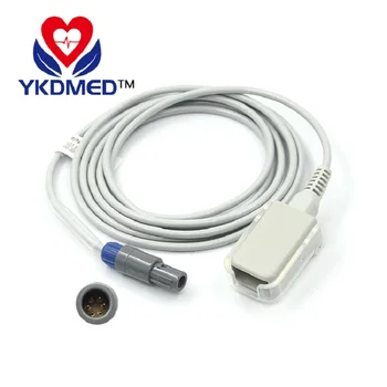 

2pcs/YKD medical equipment suppliers for Sp02 Sensor Extension Cable radel 2bit-40 6pin>DS-100A