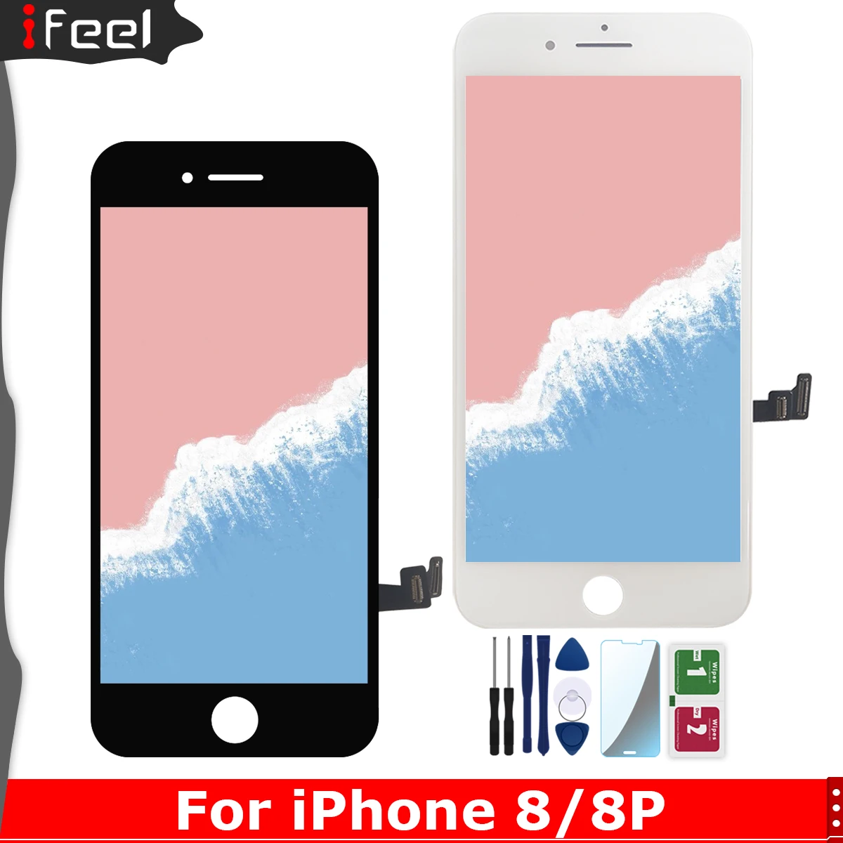 Оригинальный ЖК-экран для iPhone 8 A1863 A1905 AA6 Plus сменный в сборе 8/8plus | Мобильные