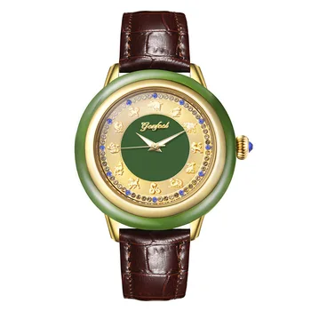 

JADE WATCH LUXURY MEN WATCHES NATURAL 100% JADE FASHION WOMEN WATCHES CREATIVE PERSONALITY COUPLE CLOCK BUSINESS MAN WRISTWATCH