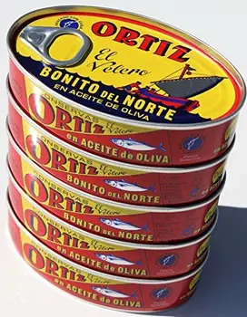 

Ortiz Bonito del Norte weißer Thunfisch in Olivenöl 112 gr. (Packung mit 5)