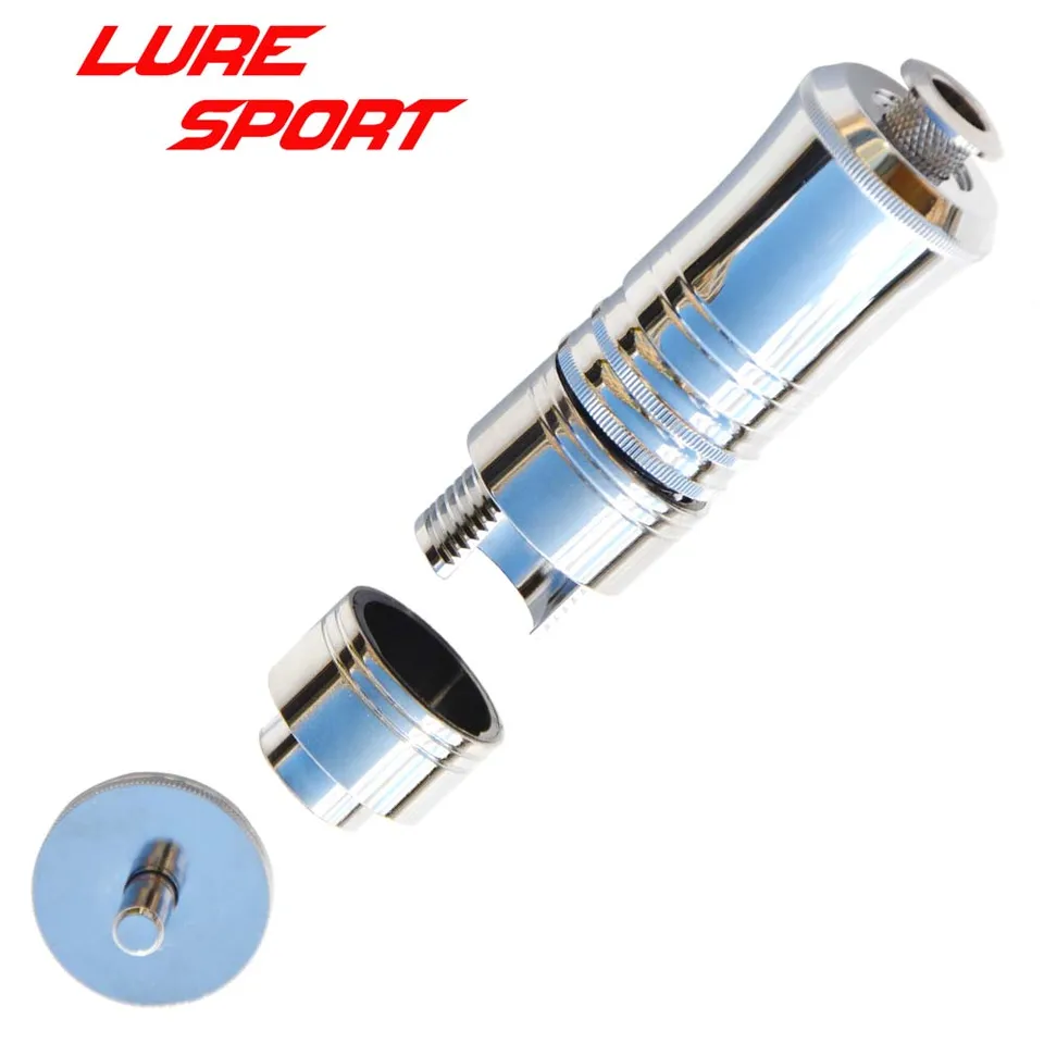 LureSport アルミスピニングリールシートロックフェルール付きウッド
