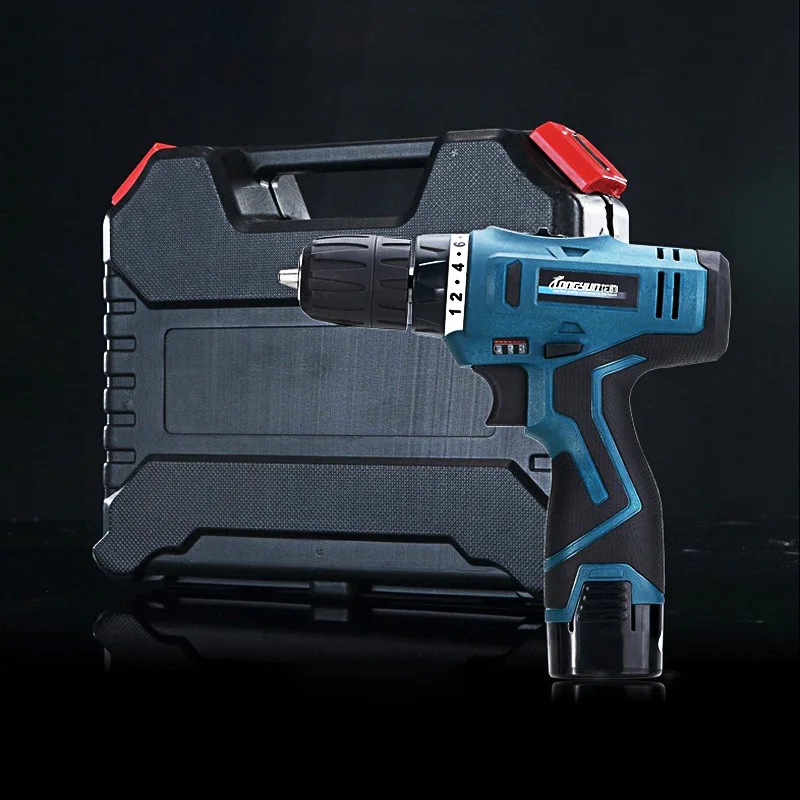 Cordless Electric Screwdriver Battery Lithium Ion 16.8V Screw Driver Drill Torque Adjustment Professional ECP Home Power Tools