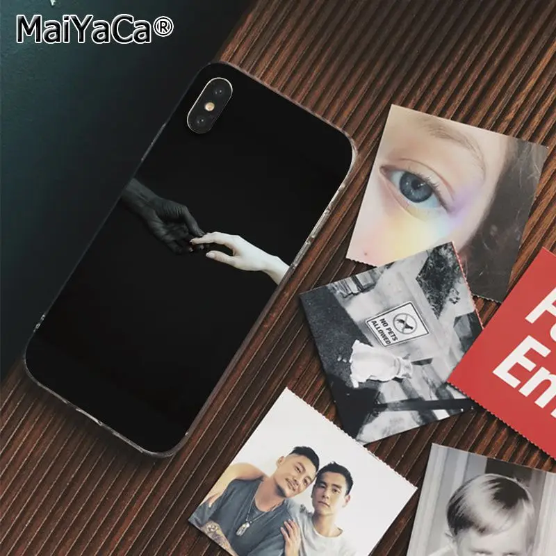 A11 MaiYaCa Давид Finger Art Эстетическая рука создание телефона чехол для Apple iphone 11 pro 8 7 66S Plus X XS MAX 5S SE XR чехол - Цвет: A11