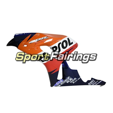 ABS пластик инъекции мотоцикл Полный обтекатели для Honda CBR1000RR 2006 2007 CBR1000 RR 06 07 обтекатели оранжевый темно-синий корпус
