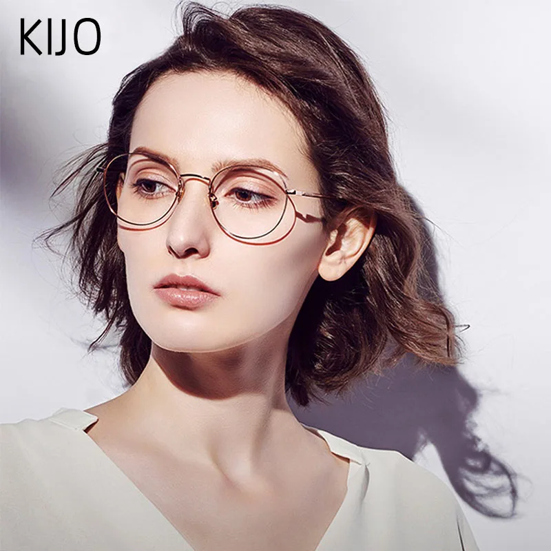 

Computer GlasseS 2020 Eyewear Frame Anti Blue Light Game Glasses Anti Glare Eyeglasses Frame Women Round Clear Lens Glasses