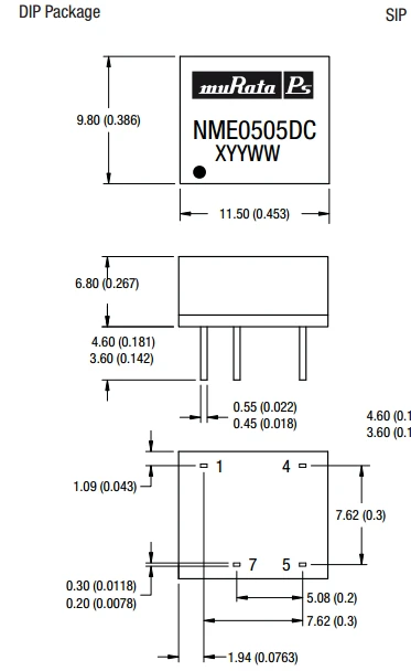 NME1509DC миниатюрный 1 Вт 15 в понижающий 9VDC 111MA MCU DC модуль изоляции питания