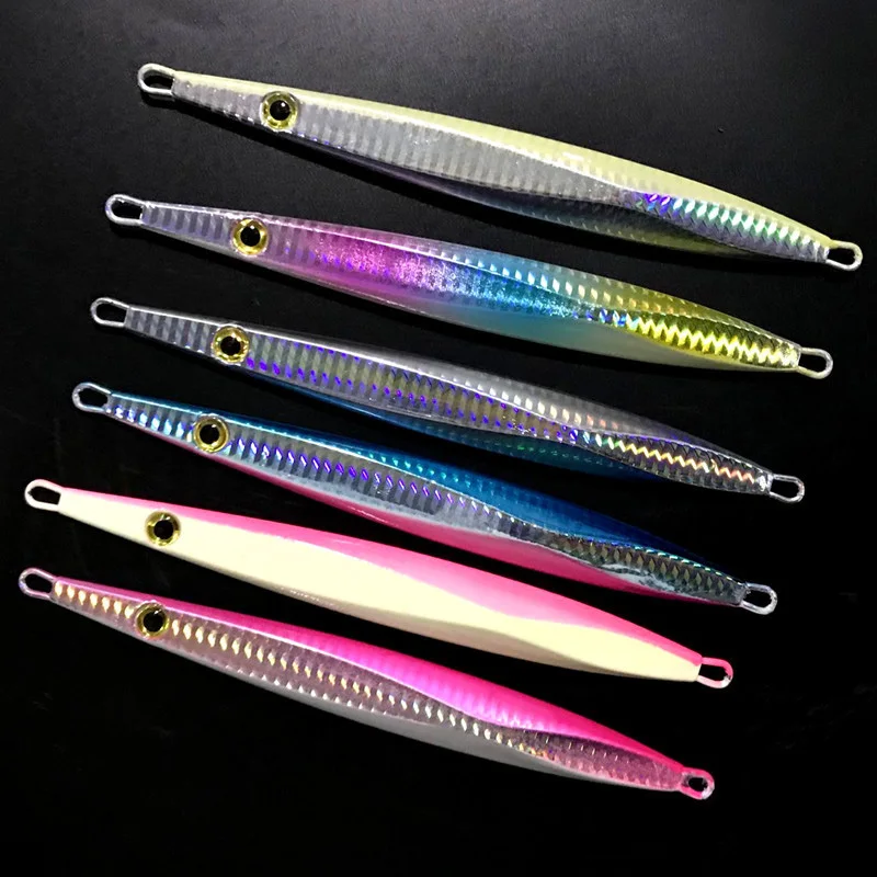 ABZB-6Pcs/лот 16.5cm160Gknife Jigging металлическая ложка высокое качество VIB искусственная приманка лодка рыболовные приманки свинцовая рыба