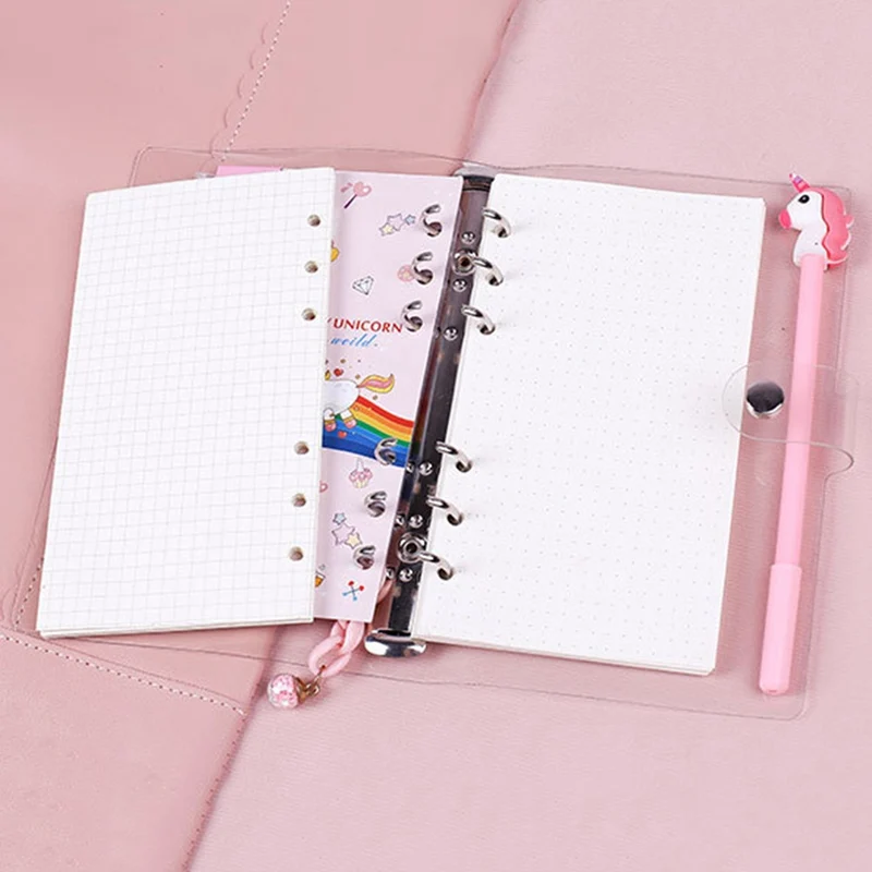 

Cartoon Unicorn Planner Book Notebook Hand-book Students' Supply Office Stationery Learning Gift for Girl