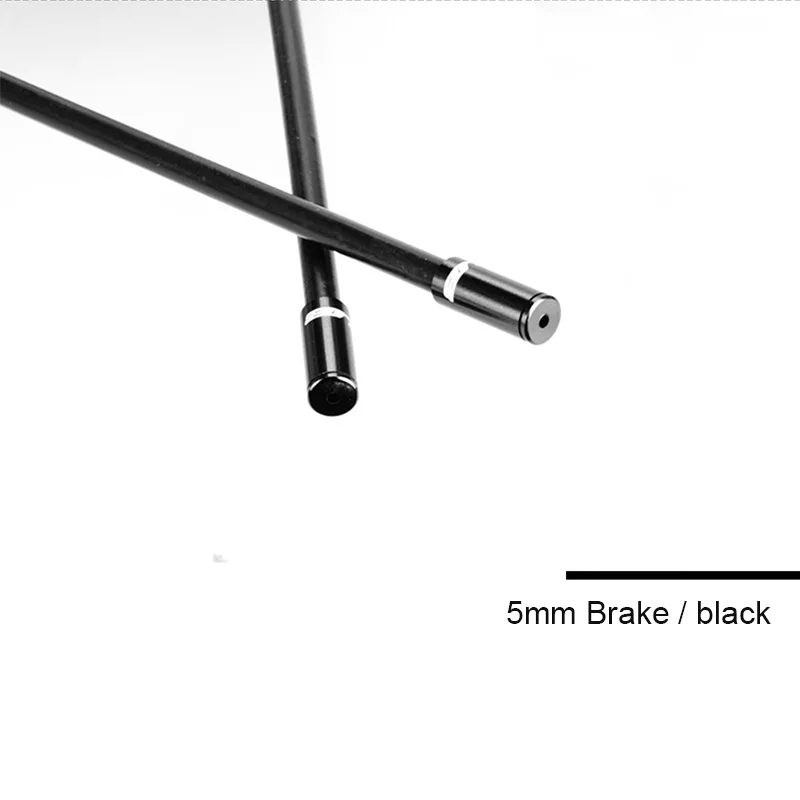 5mm-Black Высокое качество, 2 шт., CNC тормозной кабель, колпачок, велосипедный кабель переключения, наконечники для MTB, дорожный велосипедный переключатель, тормозной кабель, корпус, Торцевая крышка - Цвет: 5mm-Black