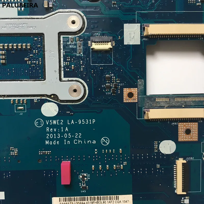 PALUBEIRA V5WE2 LA-9531P для ACER E1-572 E1-572G ноутбук материнская плата с ЦПУ DDR3 тесты работы с 4 чип VGA