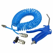 Воздушный пылеуловитель+ 5 м шланг витой грузовик пыли воздуходувка чистая Насадка распылитель набор инструментов автомобильный инструмент