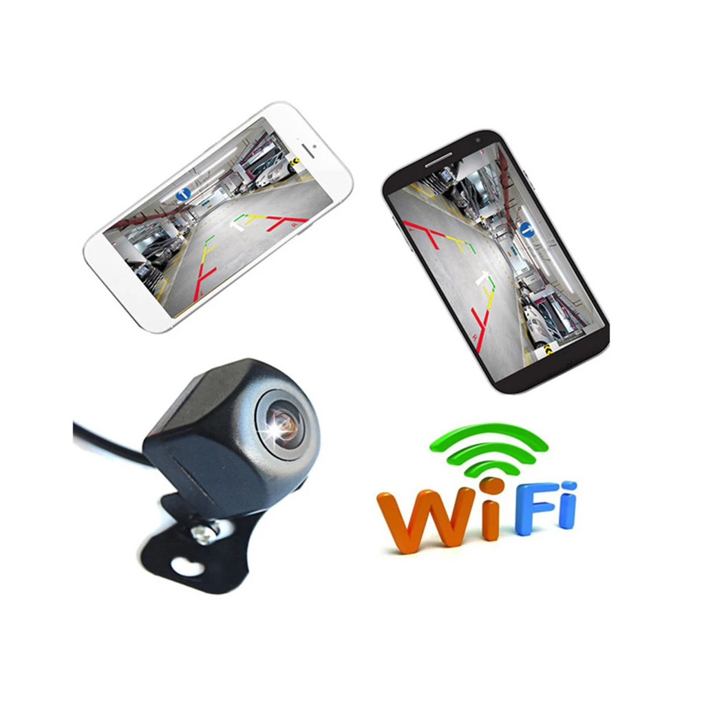 Совместимость с Android/IOS wifi Автомобильная камера заднего вида парковочная камера заднего вида Водонепроницаемая