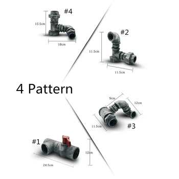 

New Aquarium Fish Tank Ornament Hiding Pipe Parts Cave Shelter Landscape Decoration Resin Sewer Tube Underwater Aquarium Ornamen