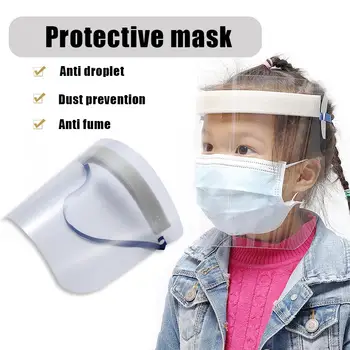 

Practical Kids Adults Protective Masks Anti Splash Dust-proof Full Face Cover Mask Visor Shield Prevent the spread of saliva