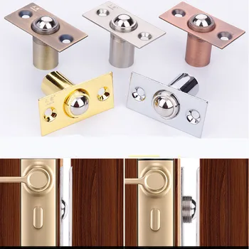 

1pcs Wooden Door touch bead lock Spring Invisible Closet Ball Catch Latch auto catch snap shut down door Damper Buffer Locator