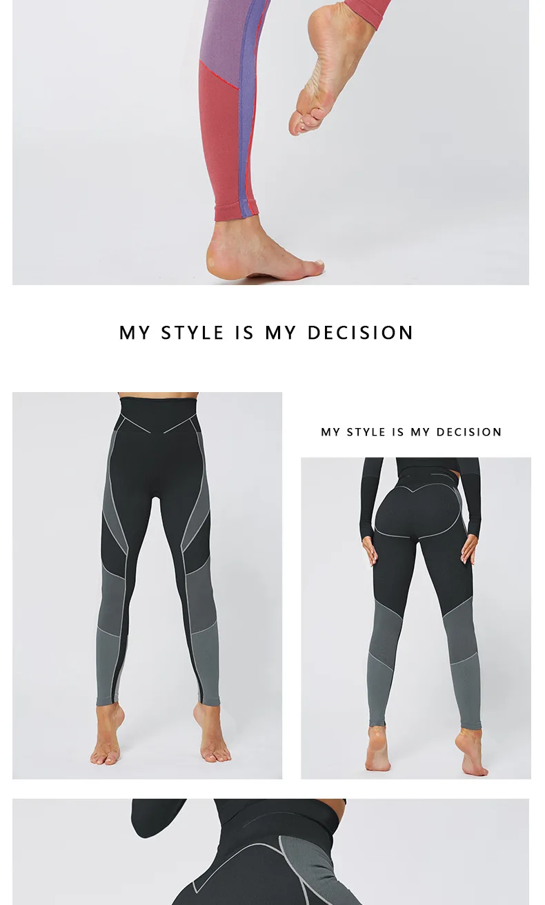 Контурные бесшовные уплотненные тренировки фитнес тонкие леггинсы для женщин эластичные Высокая талия тренировки спортивные Леггинсы Штаны для упражнений