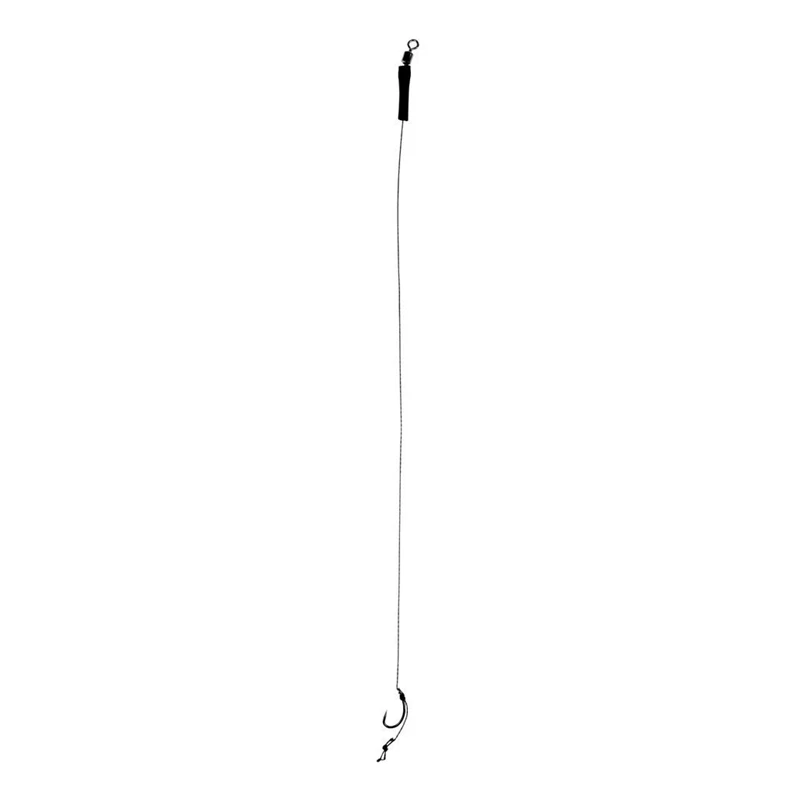 18Pcs 12lb Fishing Hair Rigs Assorted Hand Tied Carp Fishing Barbless Hooks