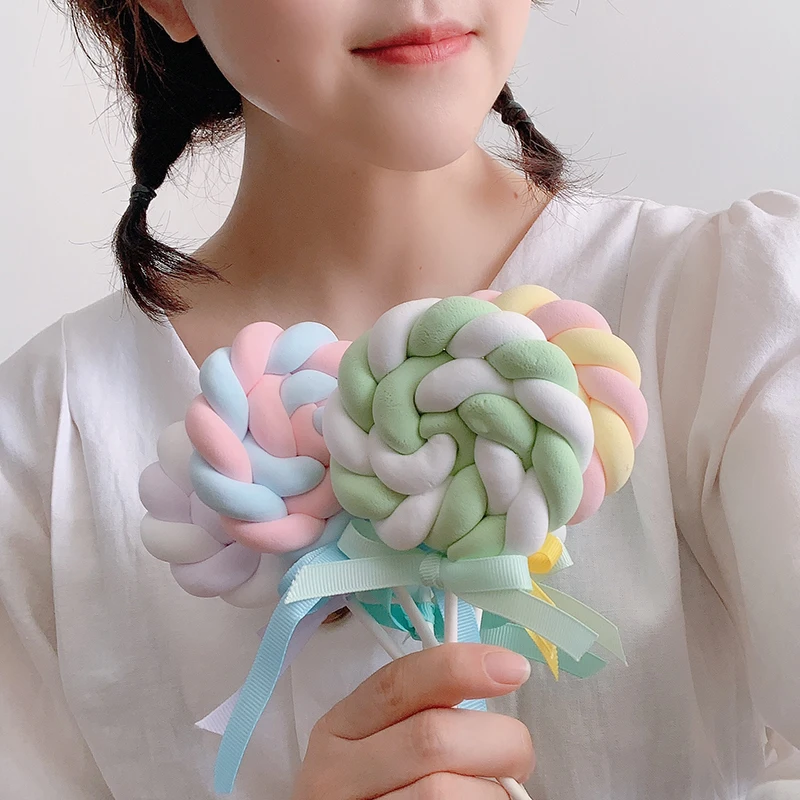 Artificail Candy Simulated Lollipop Simulation Cotton Fake Cake Shop Window Display Prop Photography Background food model,food photography props