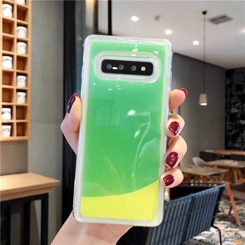 Для samsung Galaxy A40 A20 A30 A10 A50 A70 чехол светящимся жидким Блестящий песок чехол для samsung 10 20 30 40 50 70 крышка