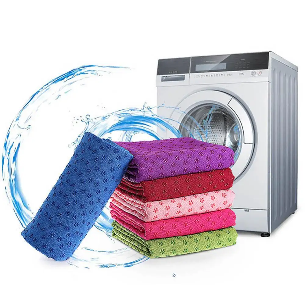 Non Slip Yoga Mat Microfiber Towel Anti-slip Blanket Sports Travel Fitness Pilates Exercise Cover Yoga Equipment