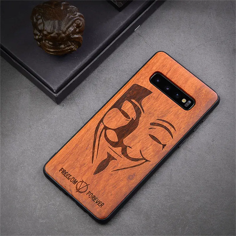 color 8 Чехол для телефона samsung s10 s9 Plus s10+ чехол Boogic Wood TPU для samsung note 9 samsung note 8 аксессуары для телефонов - Цвет: color 8