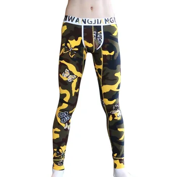 

Thermal Underwear Bottoms Men Long Panties Winter Warm Legs Underpants