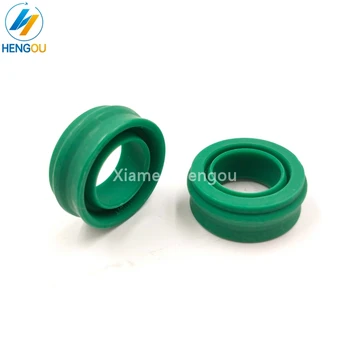 

10 Pieces free shipping green rubber piston cylinder seal offset printing machine seal 16x26x10.7mm